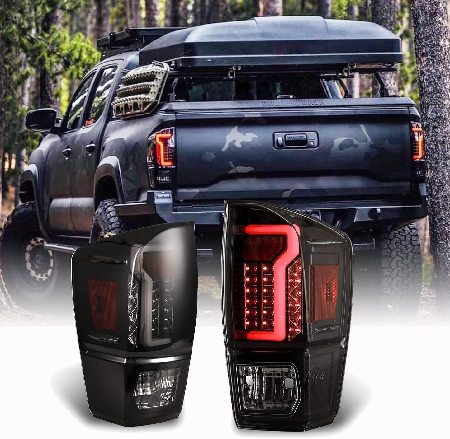 WOLFSTORM LED Tail Light Assembly for 2016-2023 Toyota Tacoma