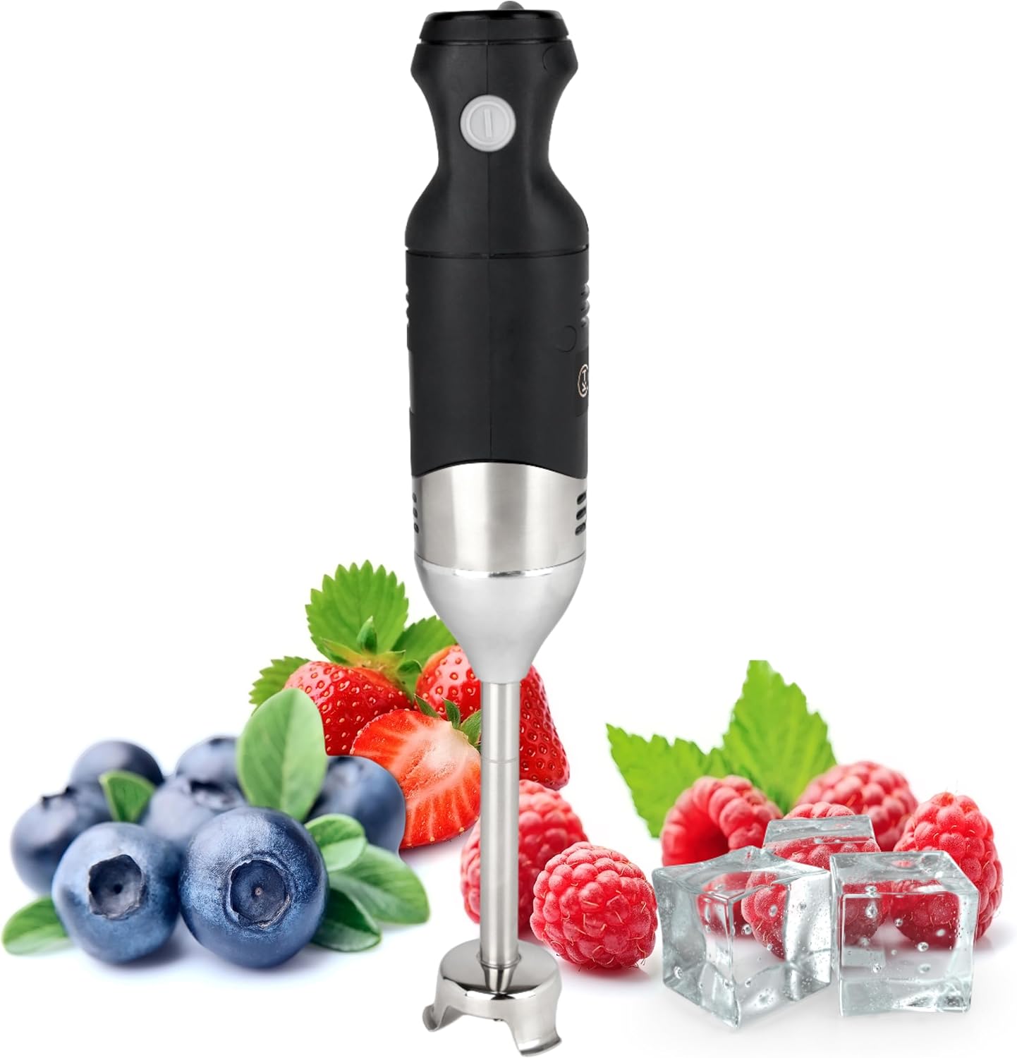 7-Speed Stainless Steel Handheld Blender - Versatile Kitchen Essential