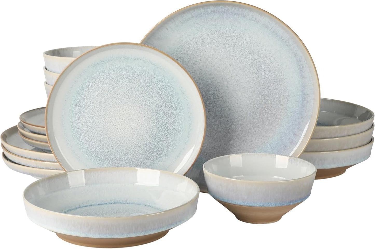 Gibson Elite Hailstone 16 Piece Stoneware Dinnerware Set Review