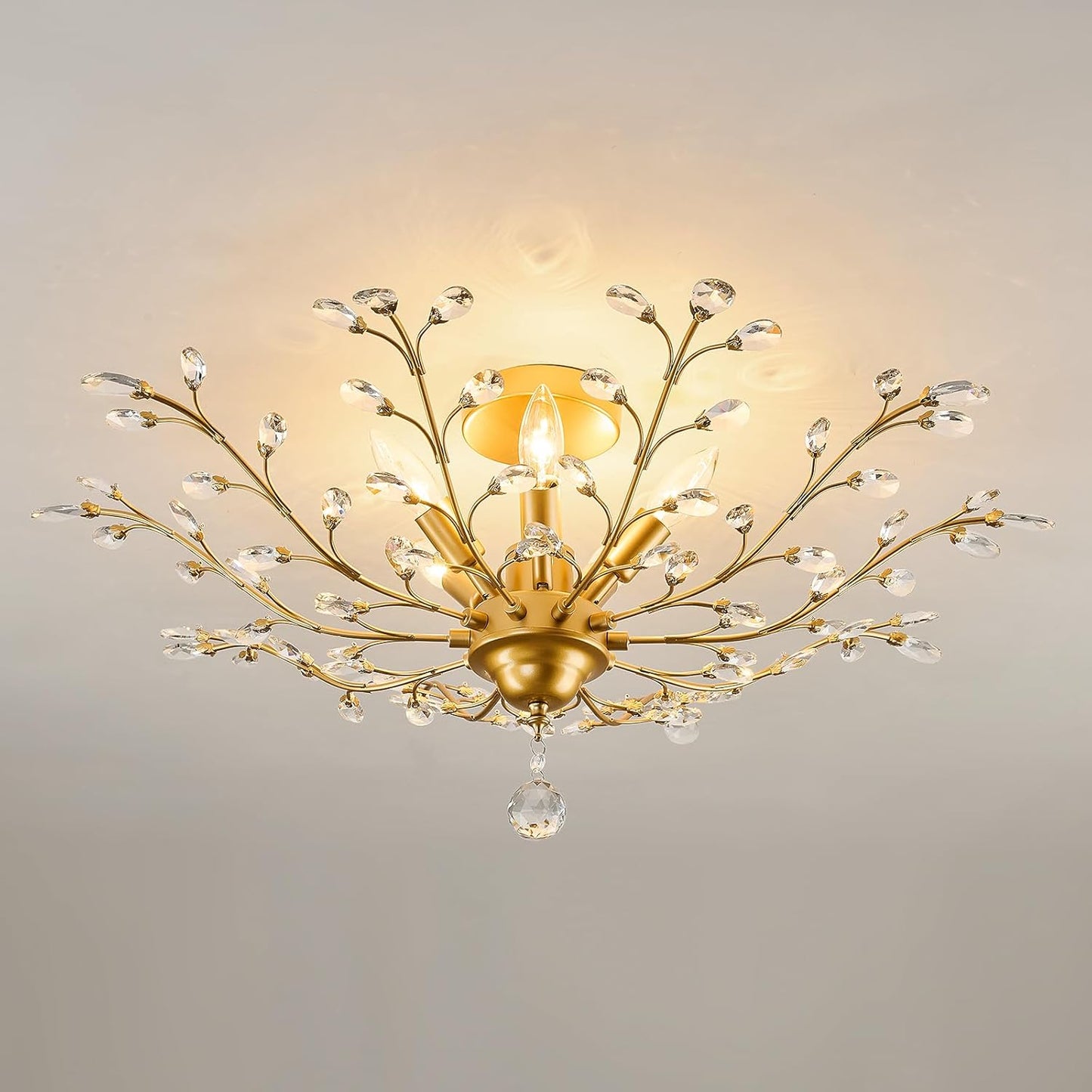 Vintage Crystal Chandelier for Elegant Home Decor and Lighting