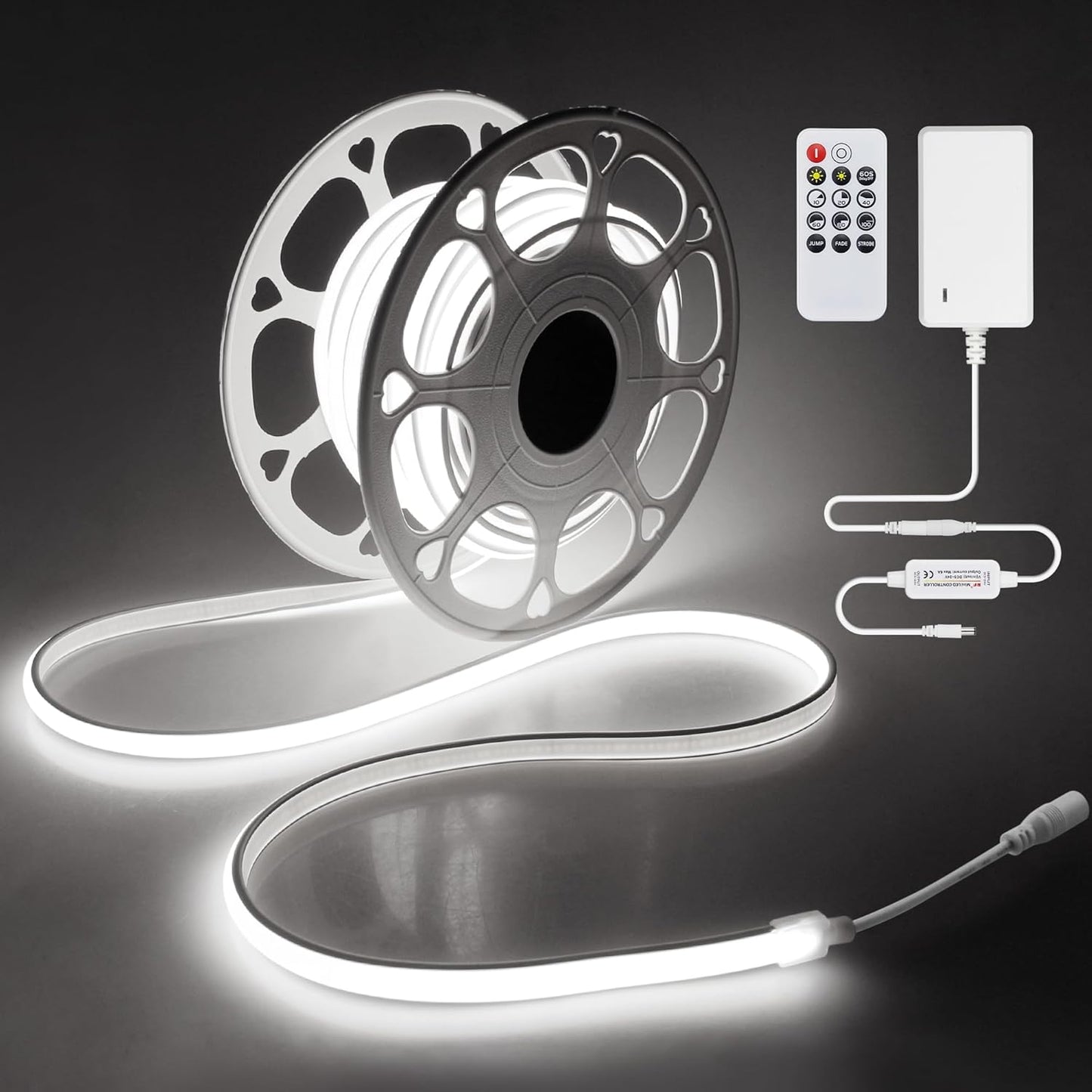 Outdoor LED Light Strips with Remote for Bright Illumination