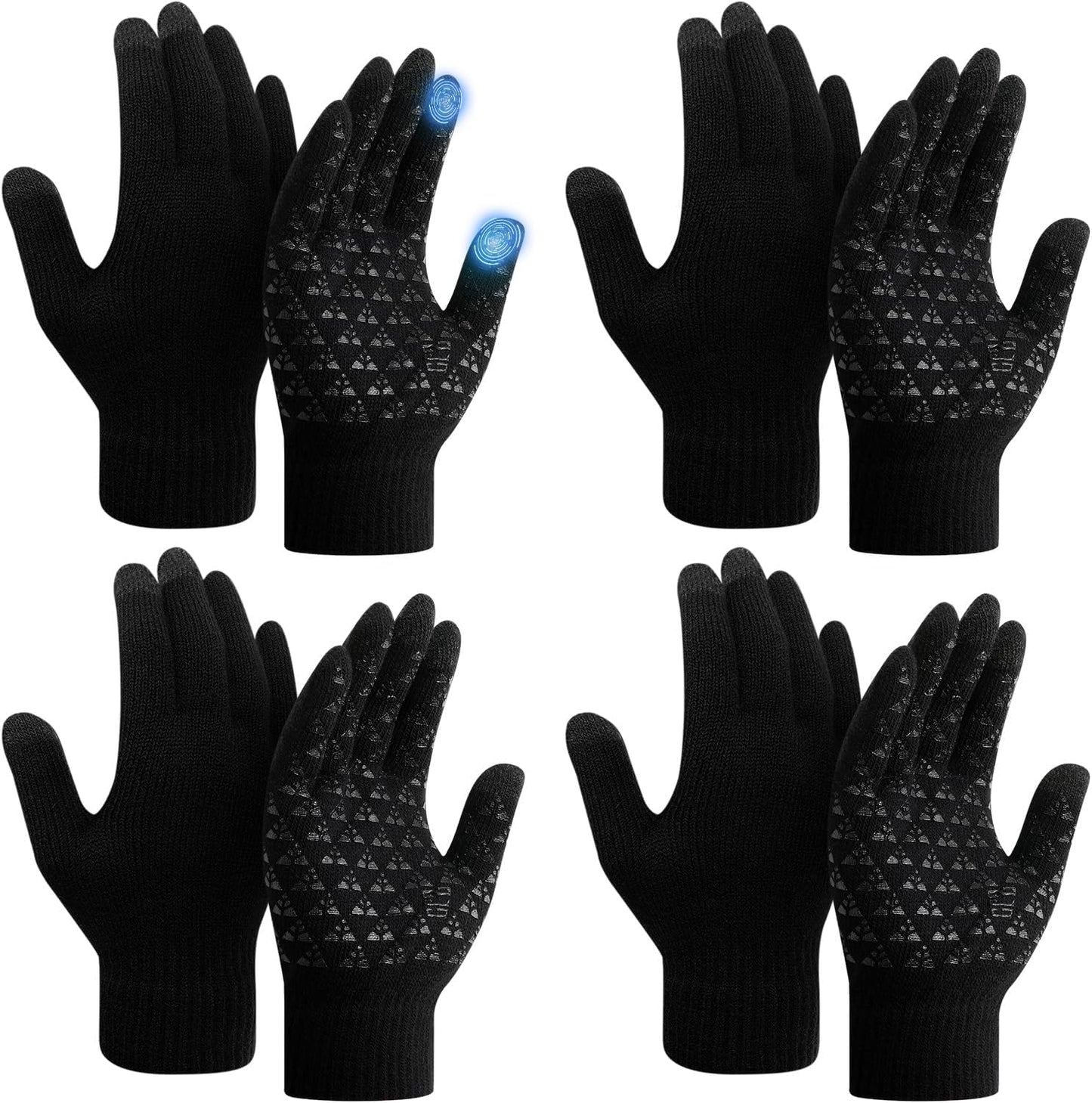 Anti-Slip Touch Screen Winter Gloves for Men