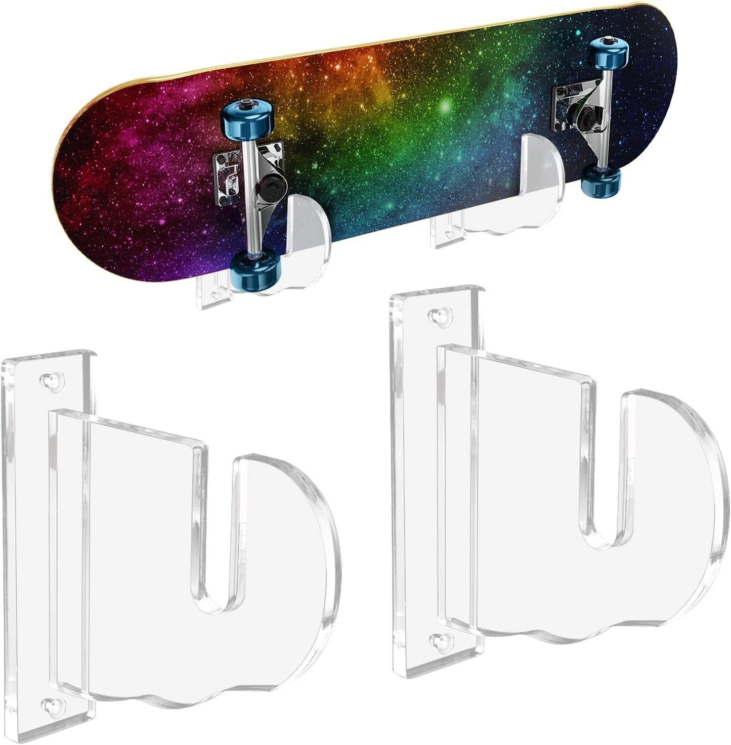 Clear Acrylic Skateboard Wall Display