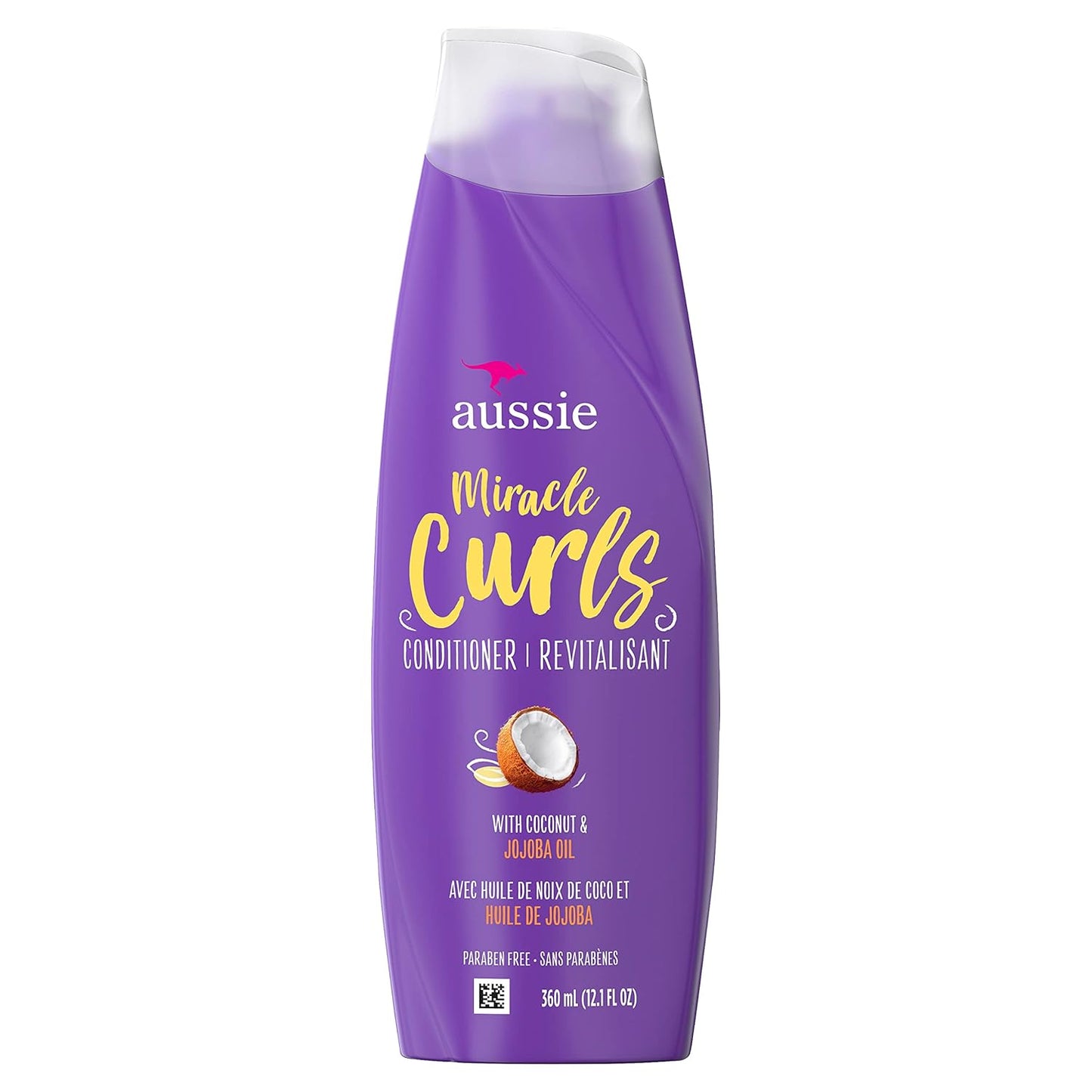 Aussie Miracle Curls Coconut Oil Conditioner - 12.1 fl oz