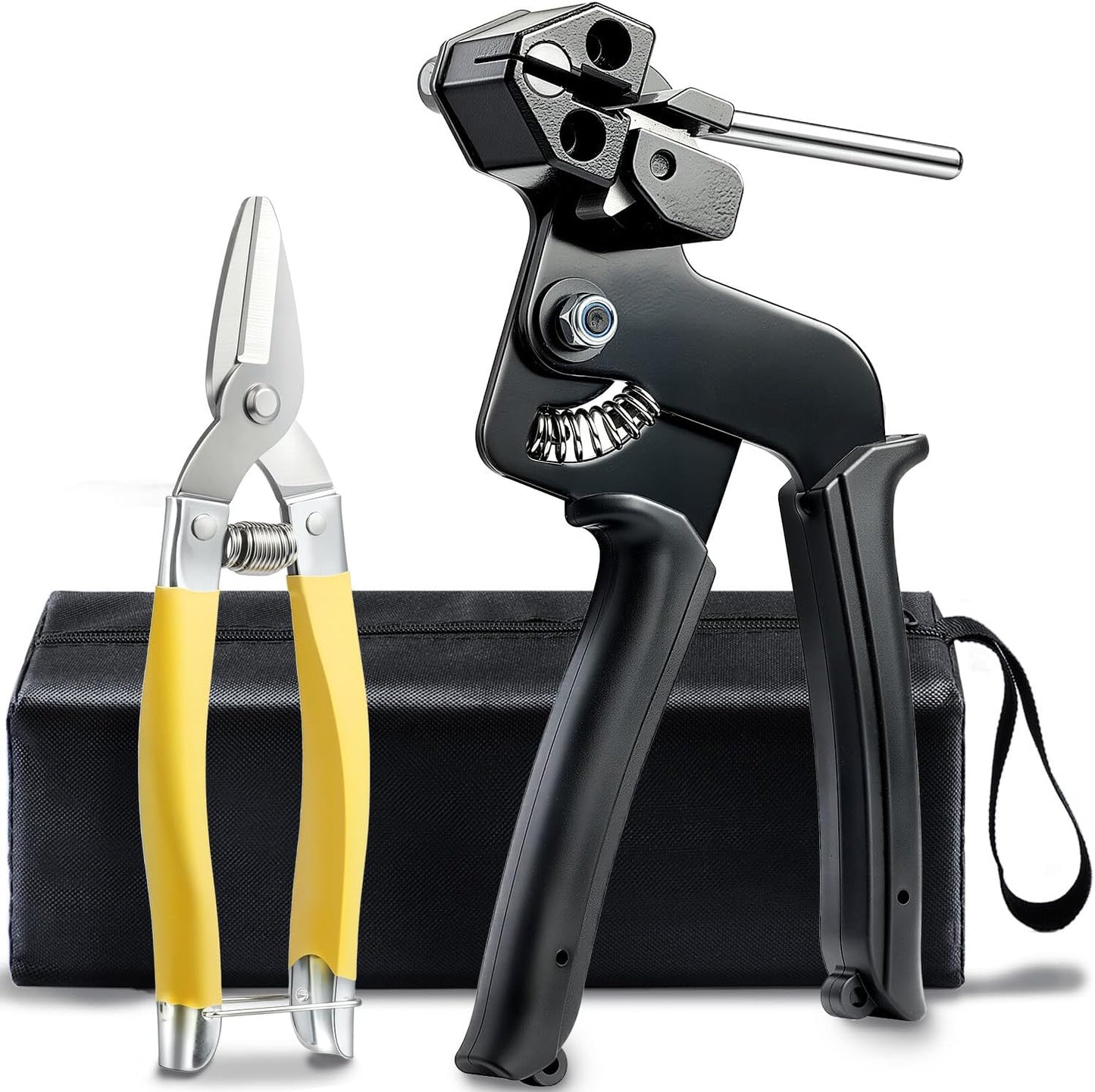 Stainless Steel Zip Tie Gun Kit for Heavy Duty Applications