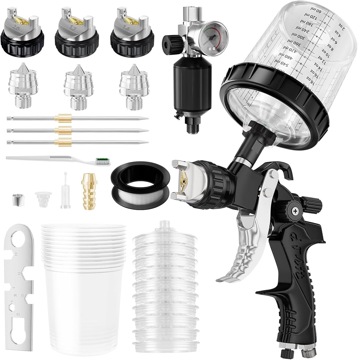 HVLP Air Spray Gun for Automotive Paint and House Projects