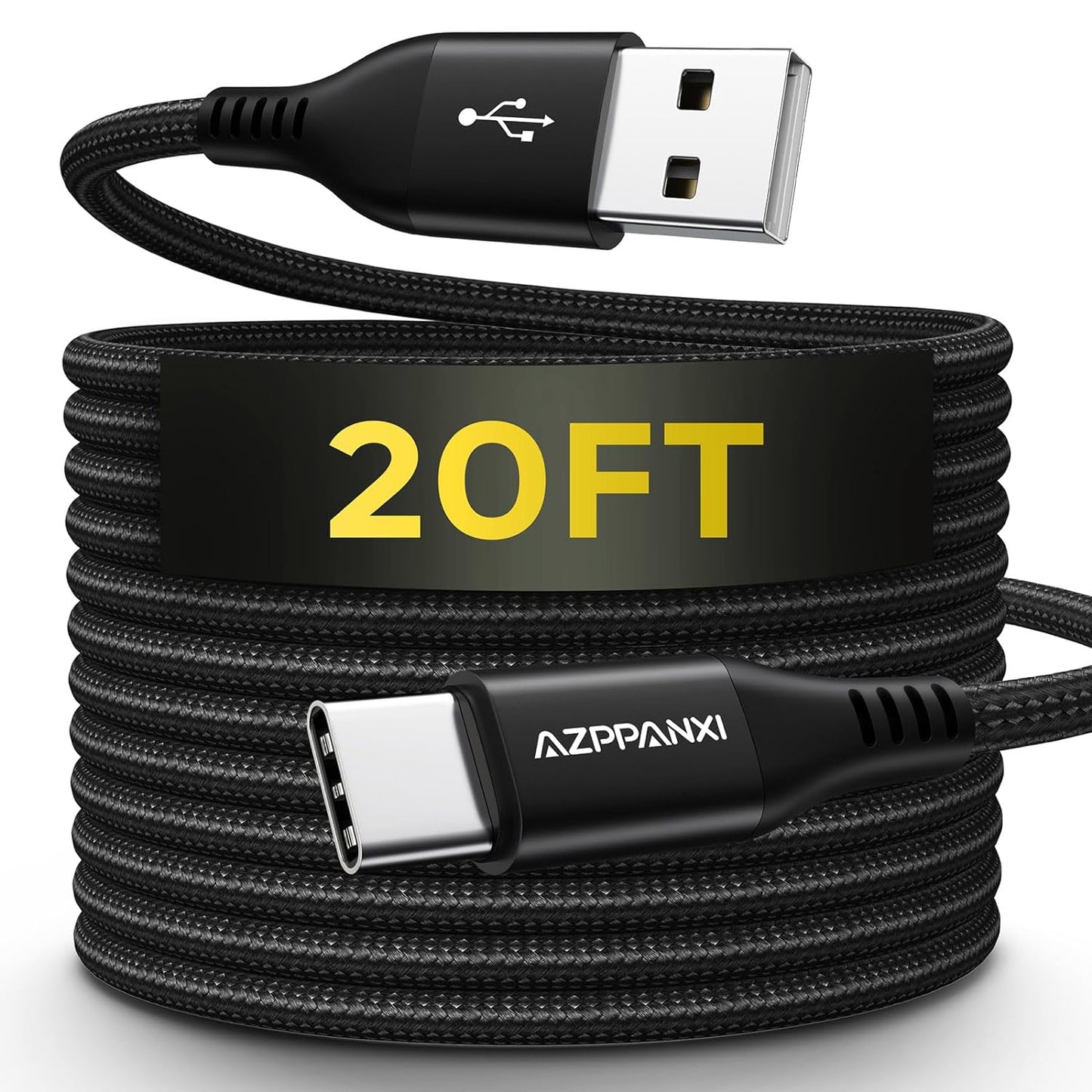 20 FT Fast Charging USB C Cable - AZPPANXI