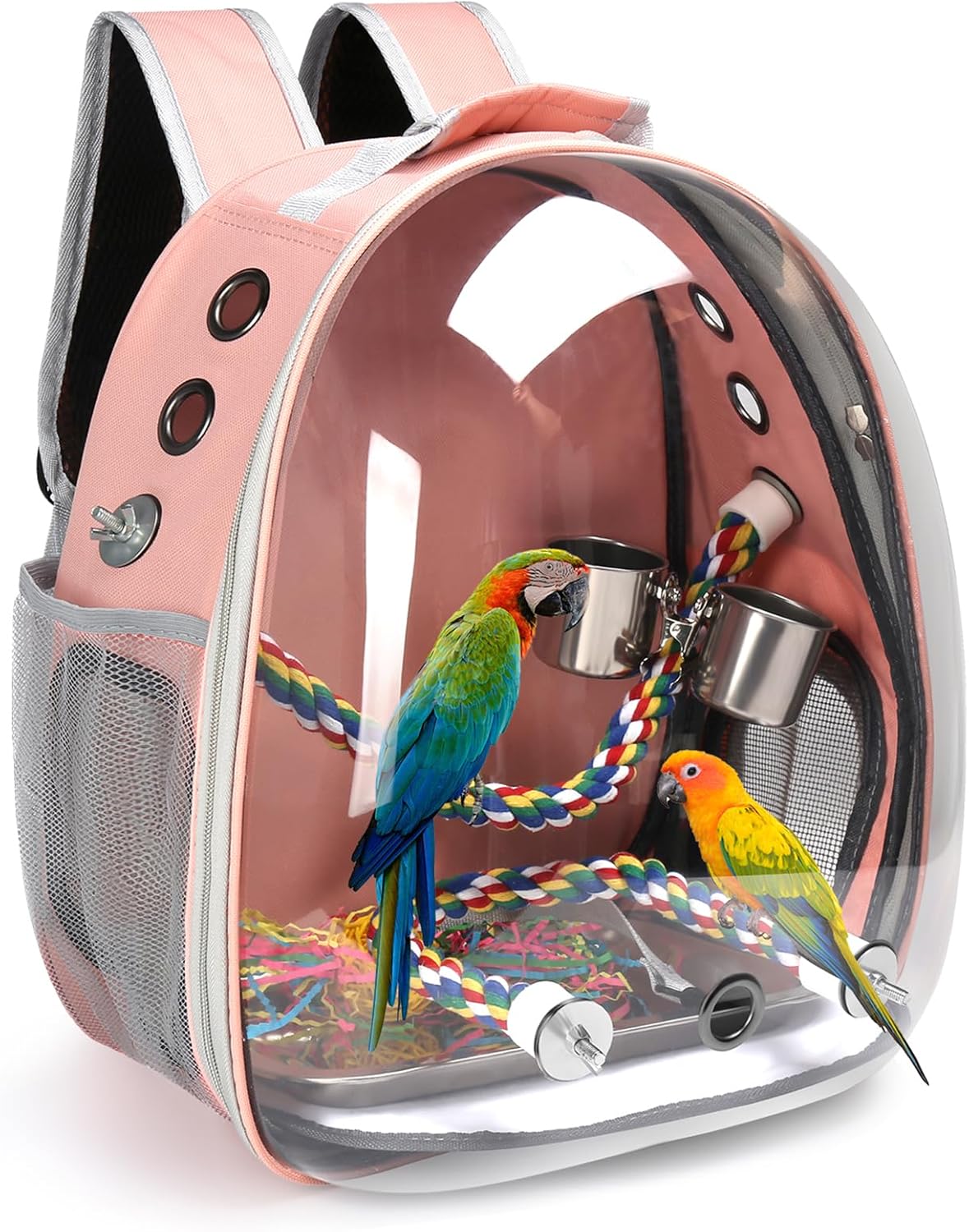 Bird Backpack Carrier for Small Medium Parrots and Pets