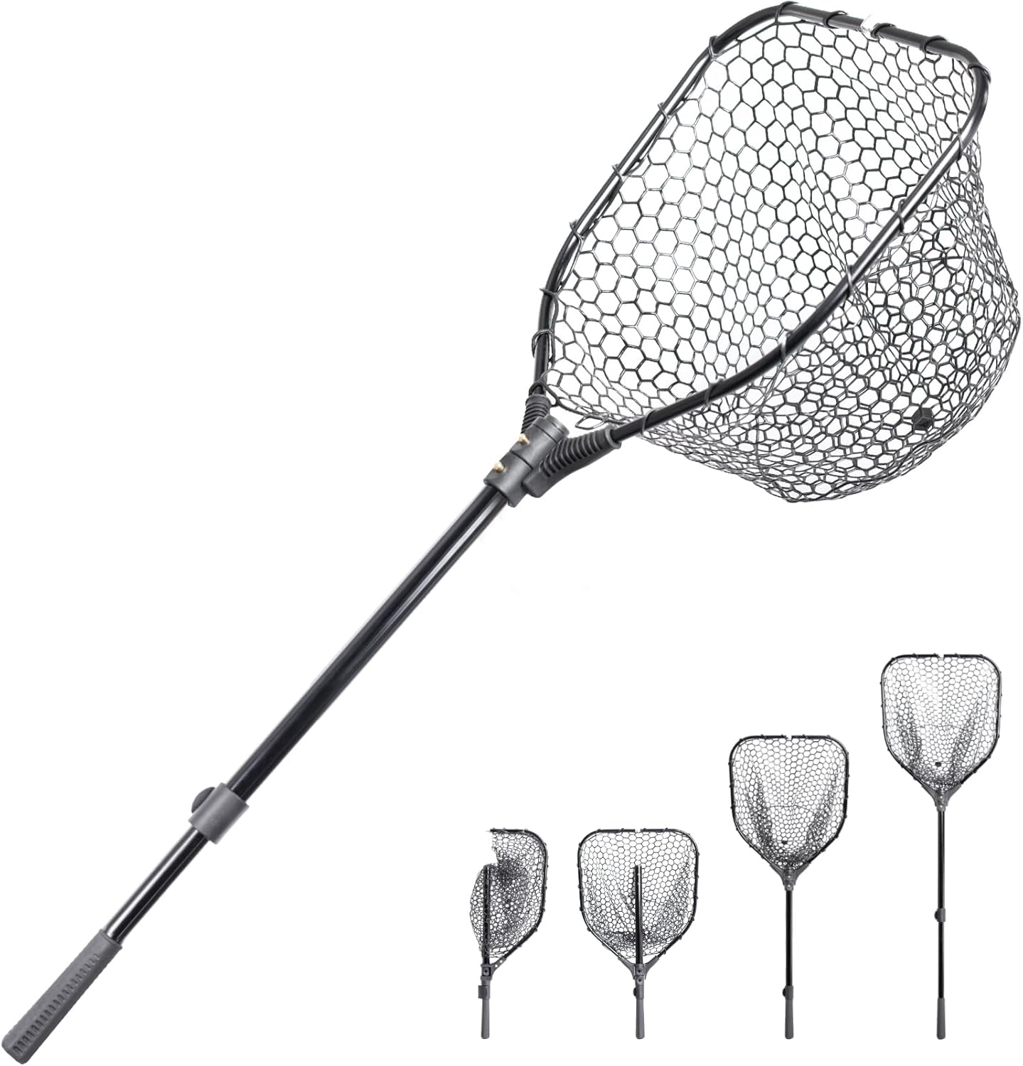 ZOINLIY Telescopic Fishing Net - Foldable, Durable, 20 lbs Capacity