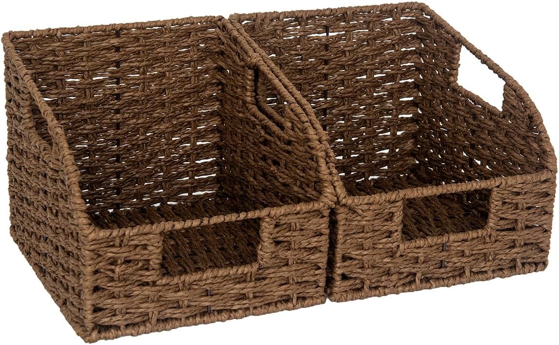 StorageWorks Wicker Baskets for Organizing Your Pantry and Home