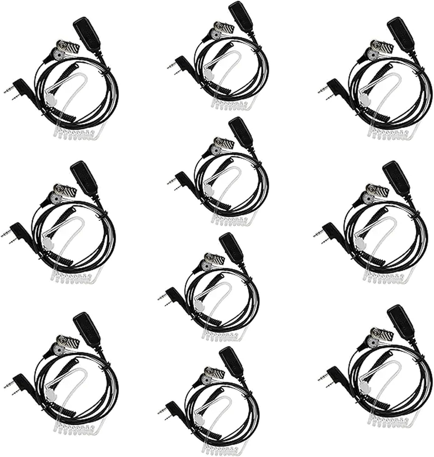 Retevis Walkie Talkie Earpiece with Mic for Clear Communication