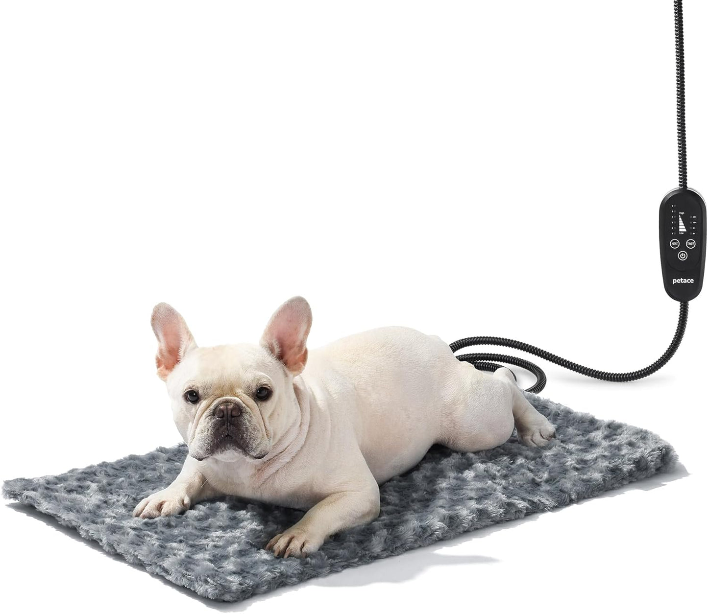 Adjustable Temperature Heated Cat Bed & Dog Heating Pad for Pets