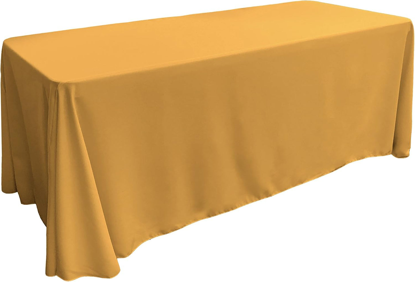 LA Linen Polyester Poplin Tablecloth 90x156 for Elegant Events