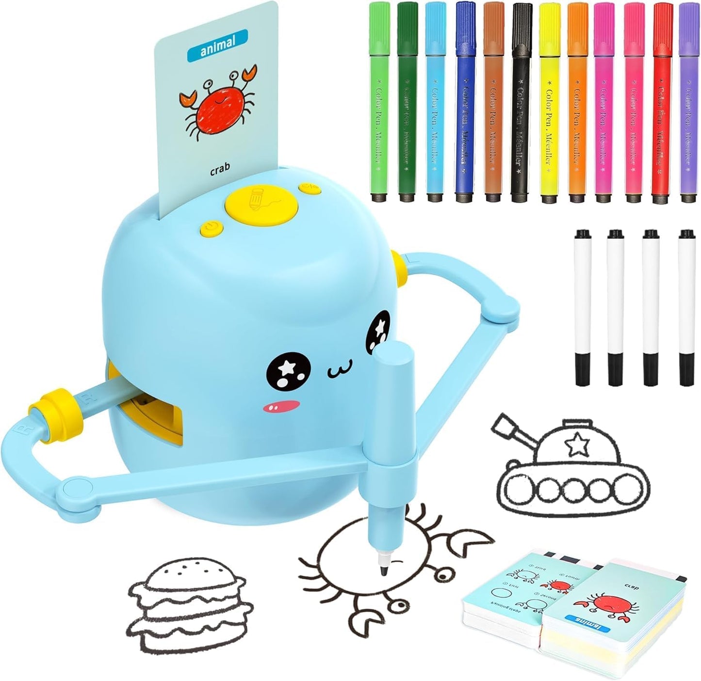 Interactive Educational Drawing Robot for Kids