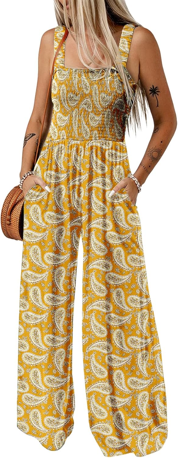 Dokotoo Women's Casual Loose Overalls Jumpsuits for Summer Fun