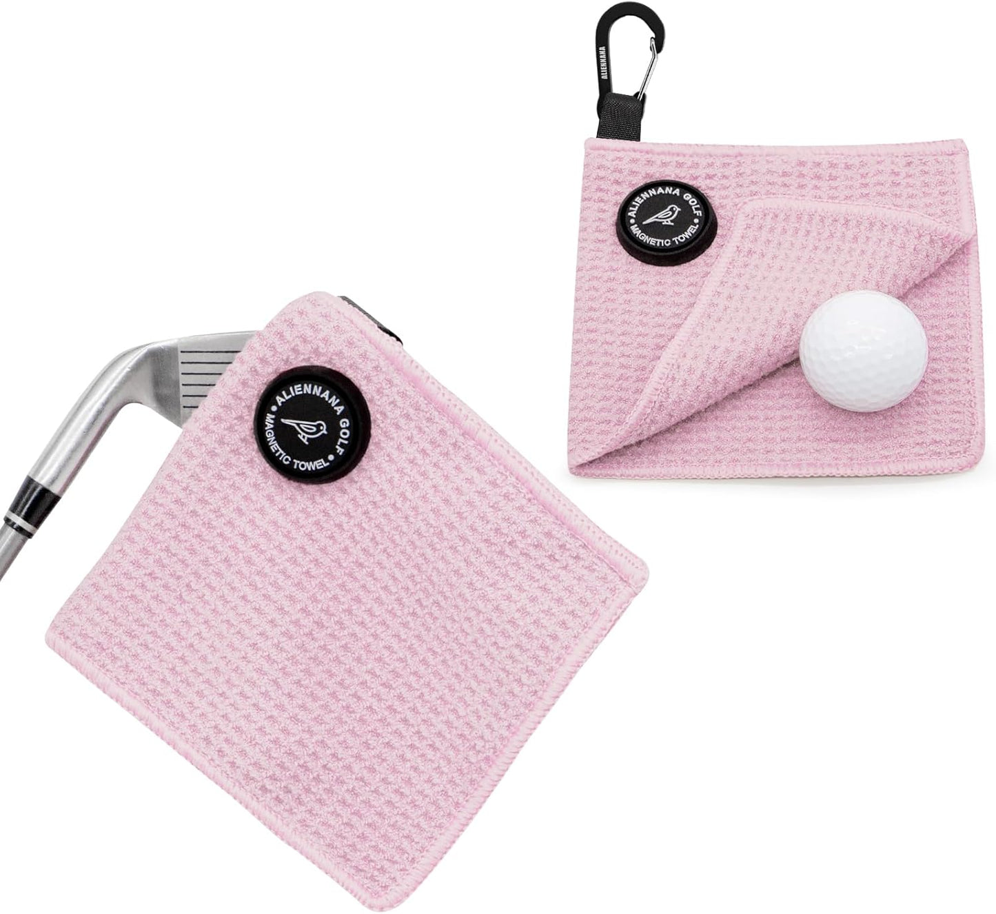 Magnetic Microfiber Golf Towel - Industrial Strength Magnet!