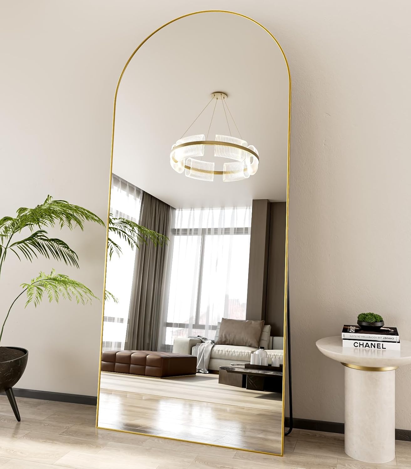 Koonmi 36x80 Arched Full Length Mirror for Stylish Spaces