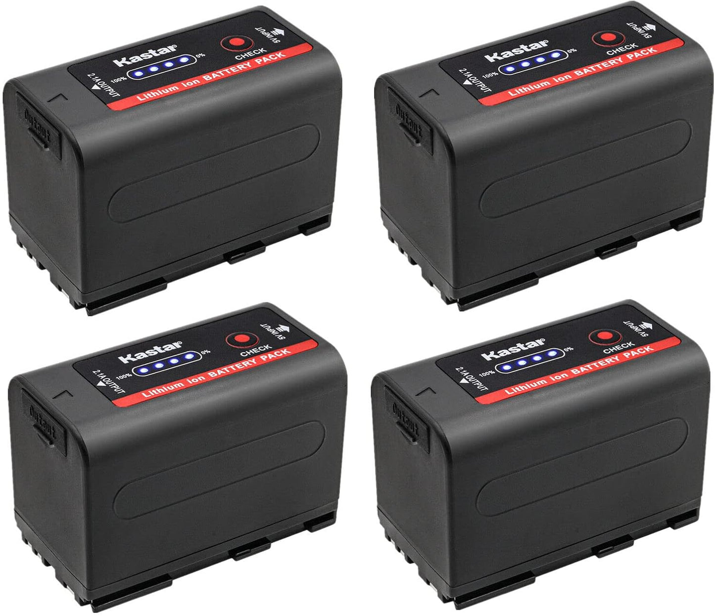 Kastar BP-950G Pro Battery 4-Pack for Canon Cameras and More