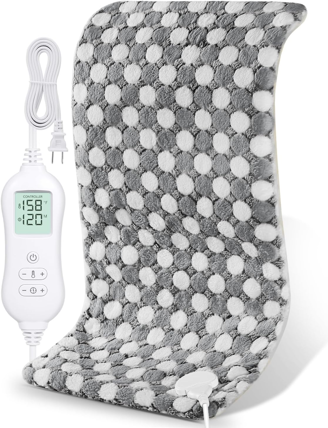 NOWWISH Heating Pad for Back Pain Relief with Moist Heat Option