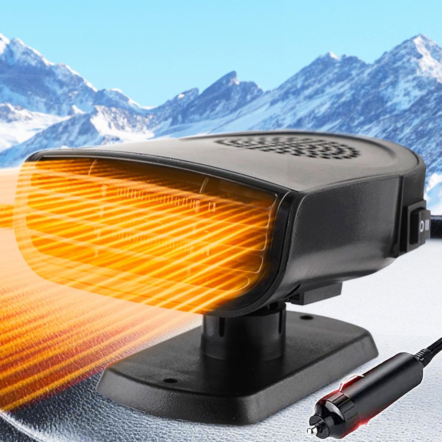 Portable Car Heater: Defrost & Defog on the Go