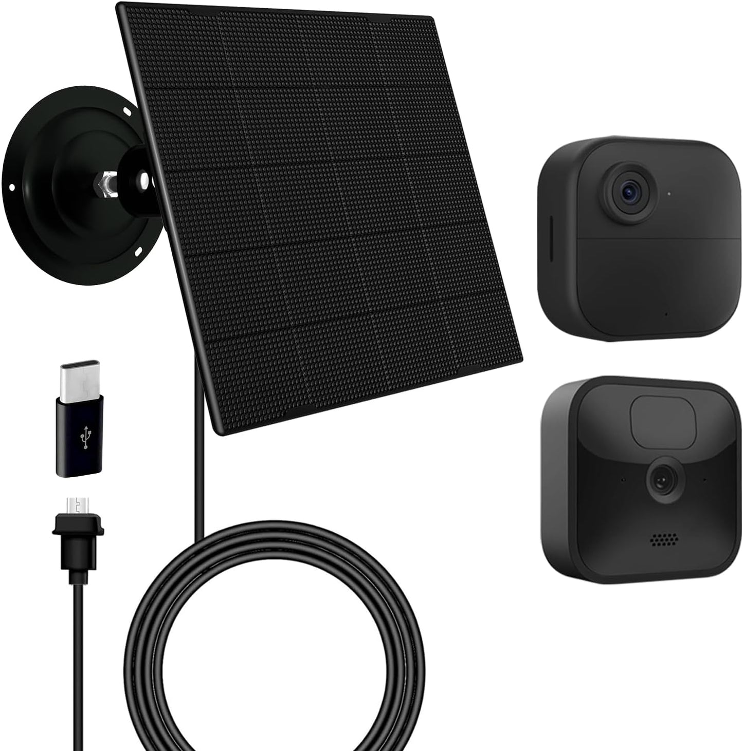 Blink Camera Solar Panel Charger - Weatherproof