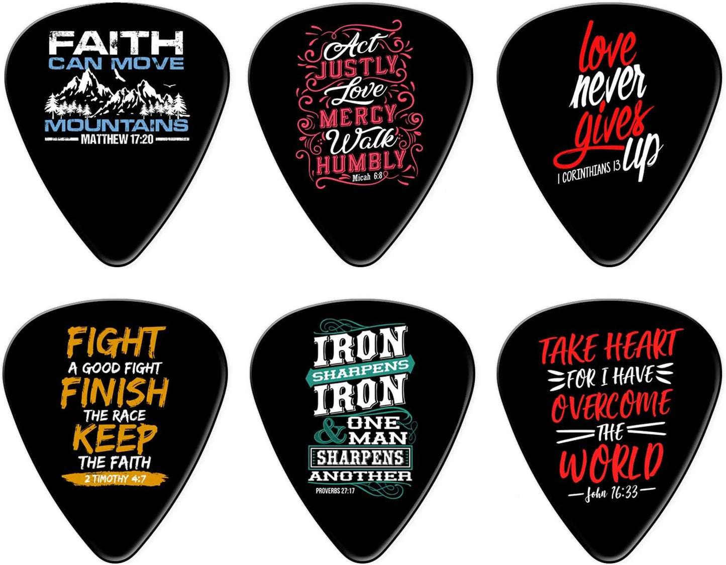 Christian Guitar Picks - Inspire Worship & Learning