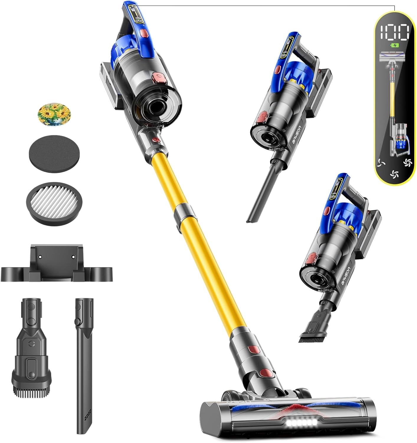 Powerful Cordless Vacuum Cleaner by MUTGOF