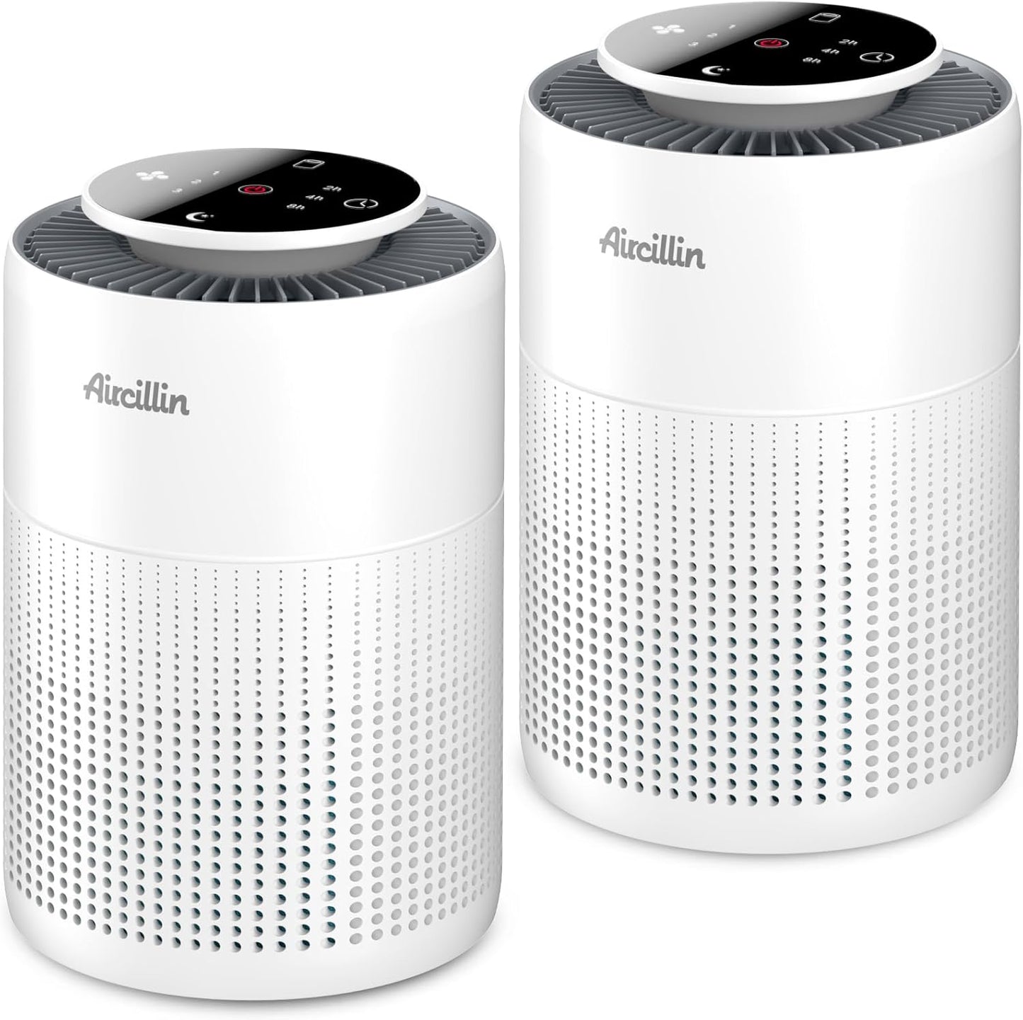 2 Pack Air Purifiers for Home Bedroom with H13 True HEPA Filter