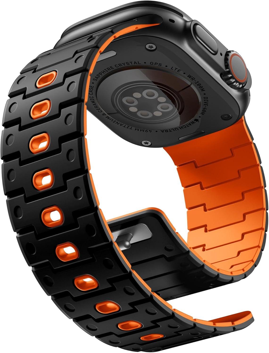Bandletic Magnetic Silicone Band for Apple Watch - Durable & Stylish!