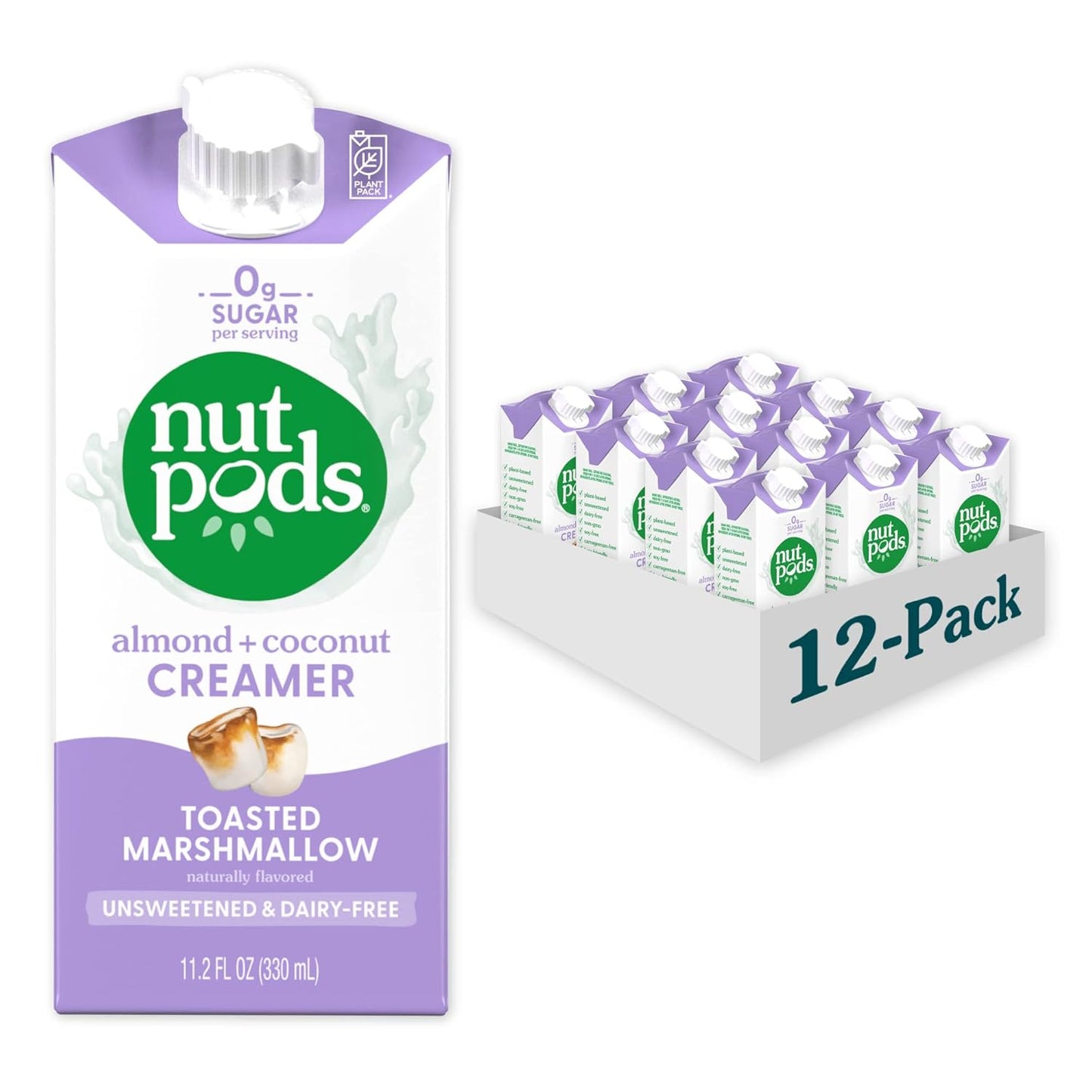 Toasted Marshmallow Coffee Creamer - Unsweetened Non Dairy Delight