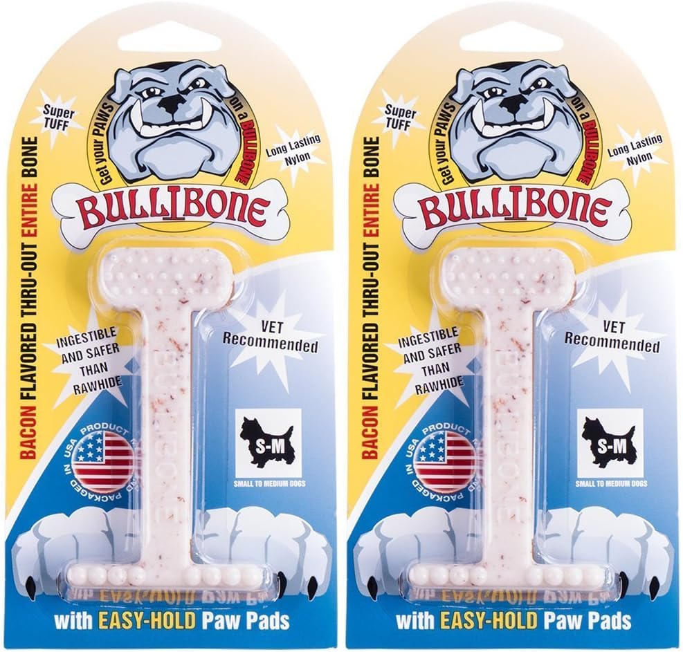 Bullibone Bacon Flavor Dog Chew - Boosts Dental Health