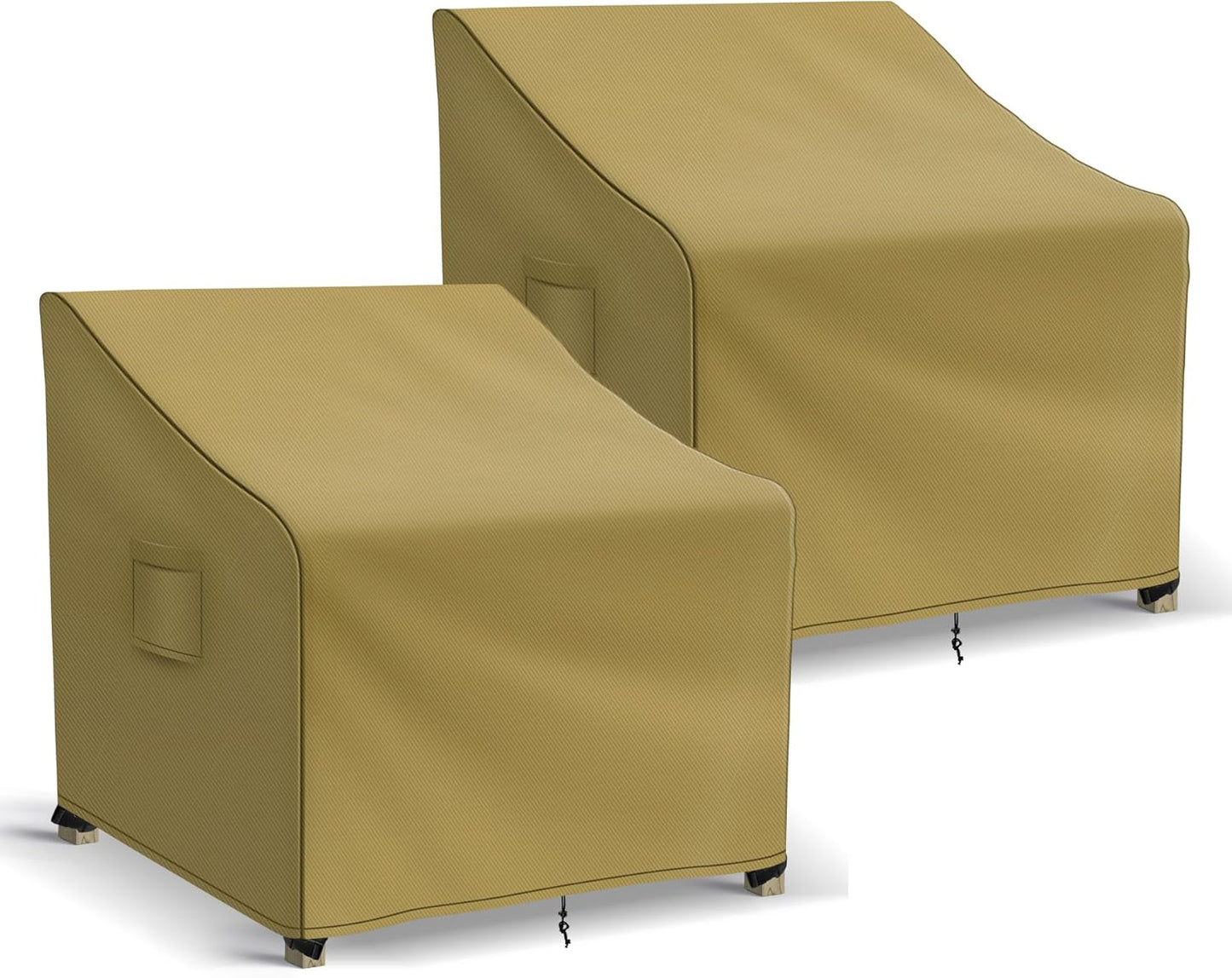Outdoor Swivel Chair Covers Waterproof for All Seasons 2 Pack