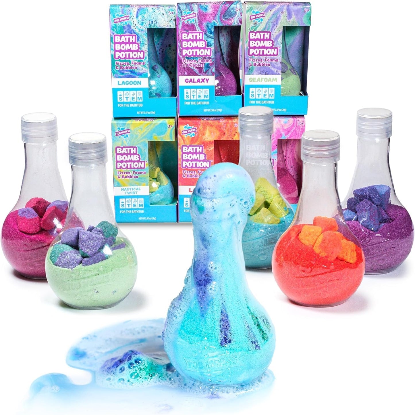 Color Blast Bath Bombs for Kids