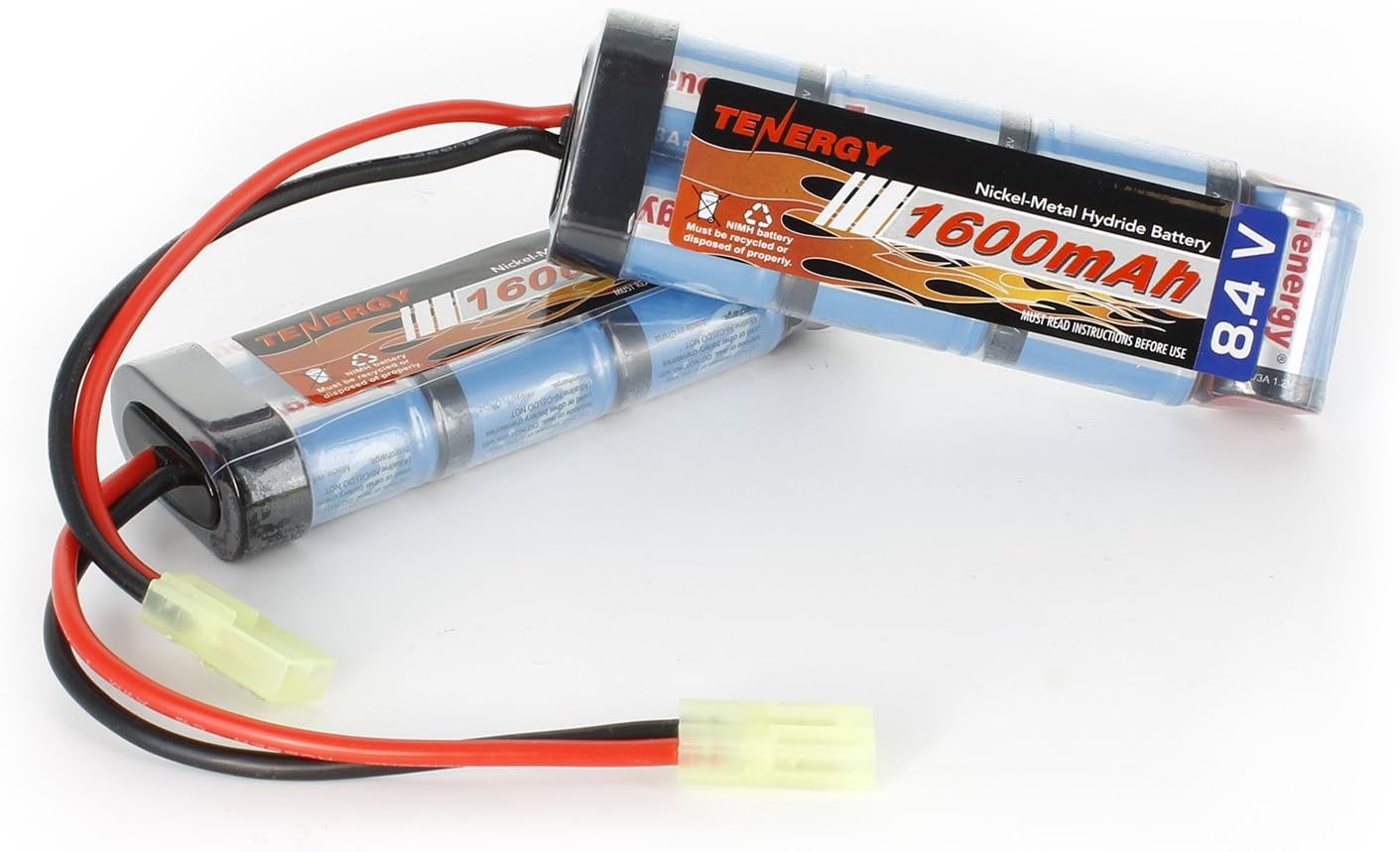 Tenergy 8.4V NiMH Flat Battery Pack for Airsoft Guns