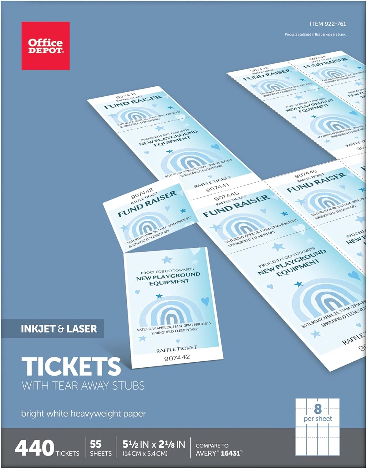 Effortlessly Organize with 440 Office Depot Tickets