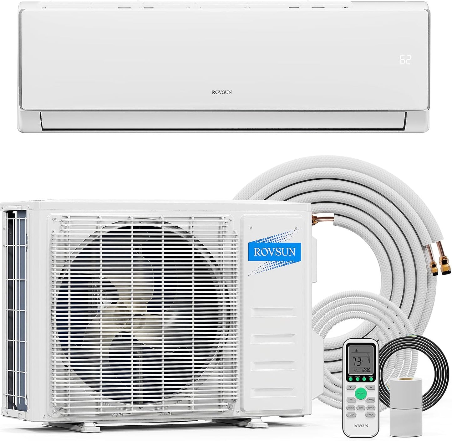 ROVSUN 17000 BTU Mini Split AC & Heater - Efficient Heating & Cooling