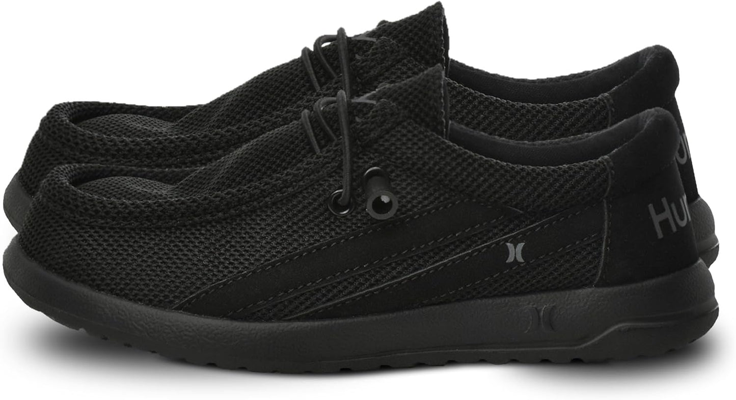 Hurley Kids Elastic Lace Loafers - Stylish Canvas Shoes for Kids