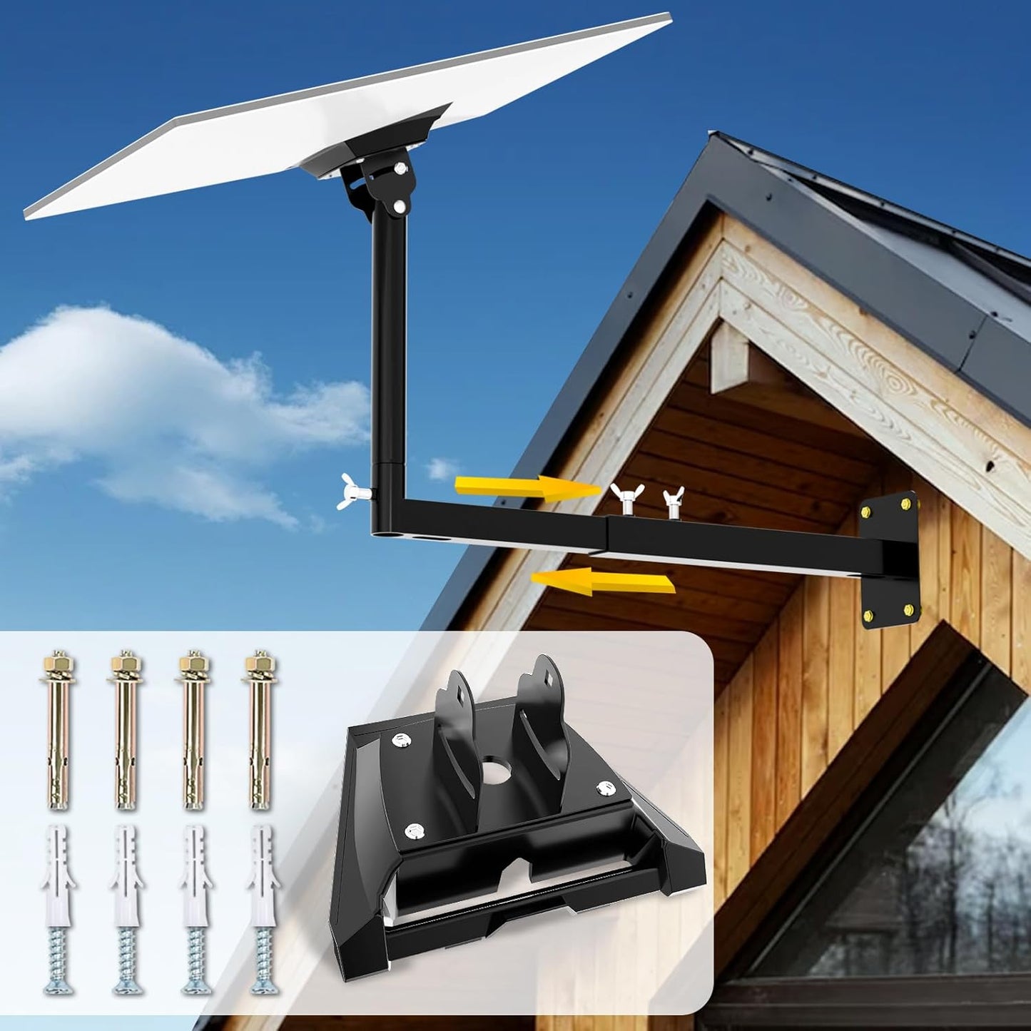 Starlink Gen 3 Mount with Adapter for Optimal Satellite Signal