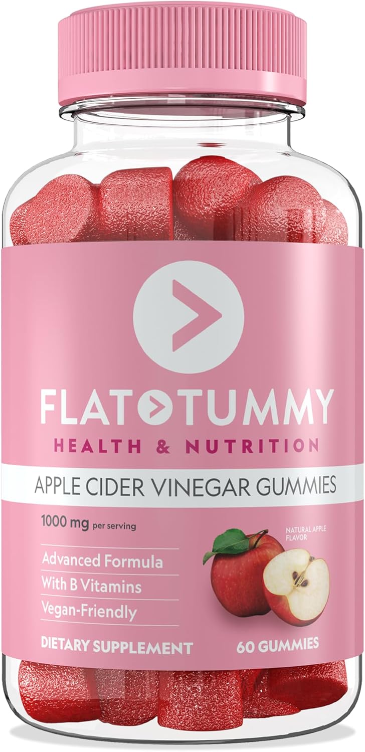 Flat Tummy ACV Gummies - Gut Health Detox Boost