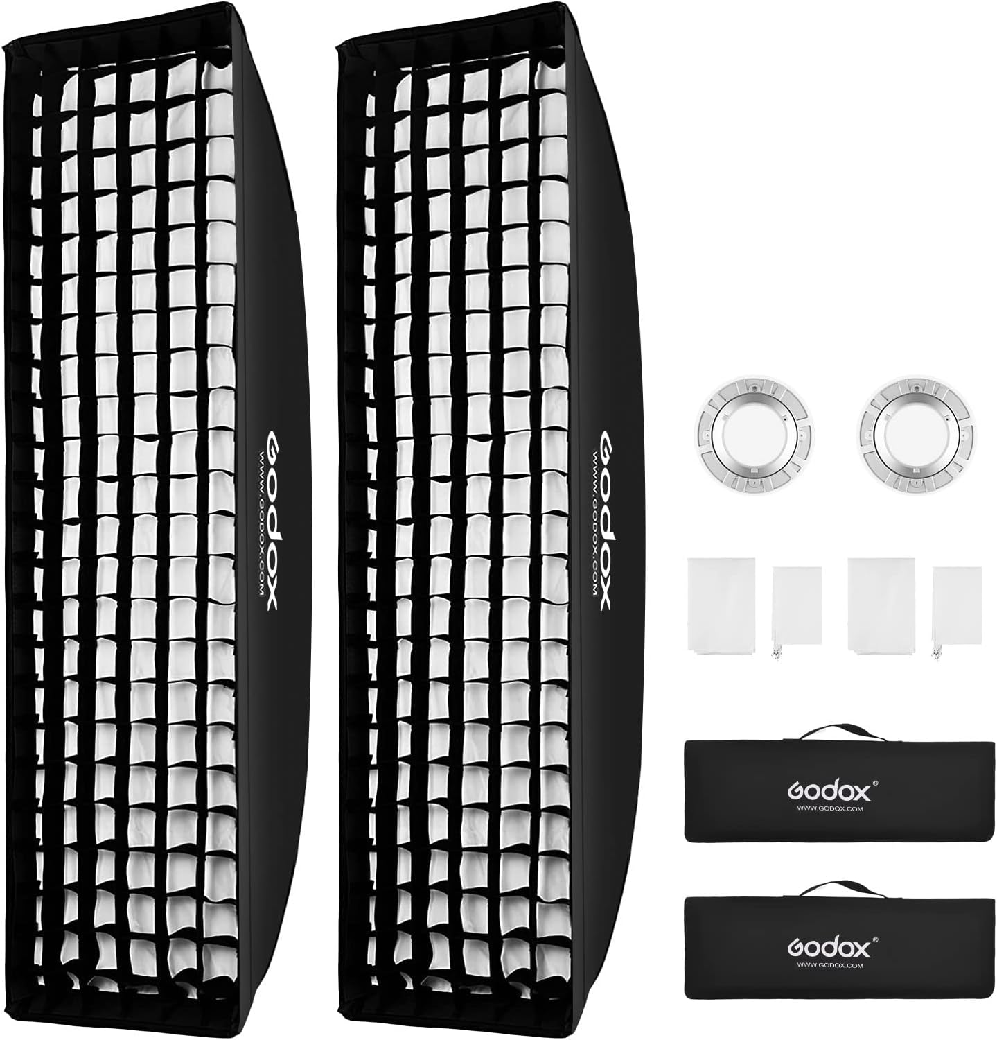 Godox 13 x 63 inch Strip Softbox with Honeycomb Grid Design
