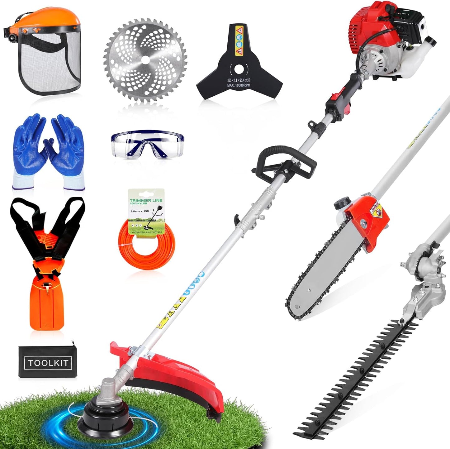 52 CC Gas Weed Wacker 5-in-1 Multi-Tool for All Your Needs