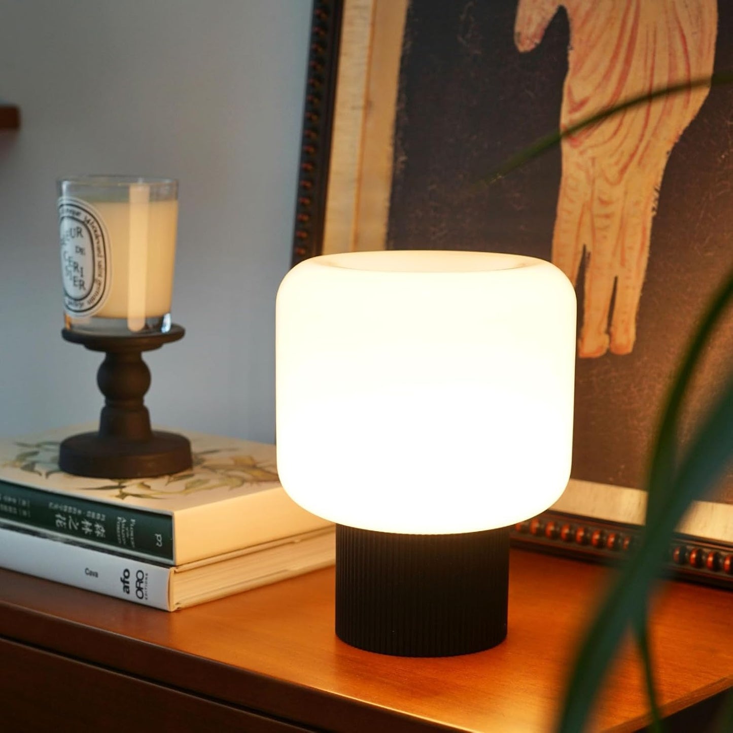 Halo Mushroom Lamp - Cute Cordless Rechargeable Table Light