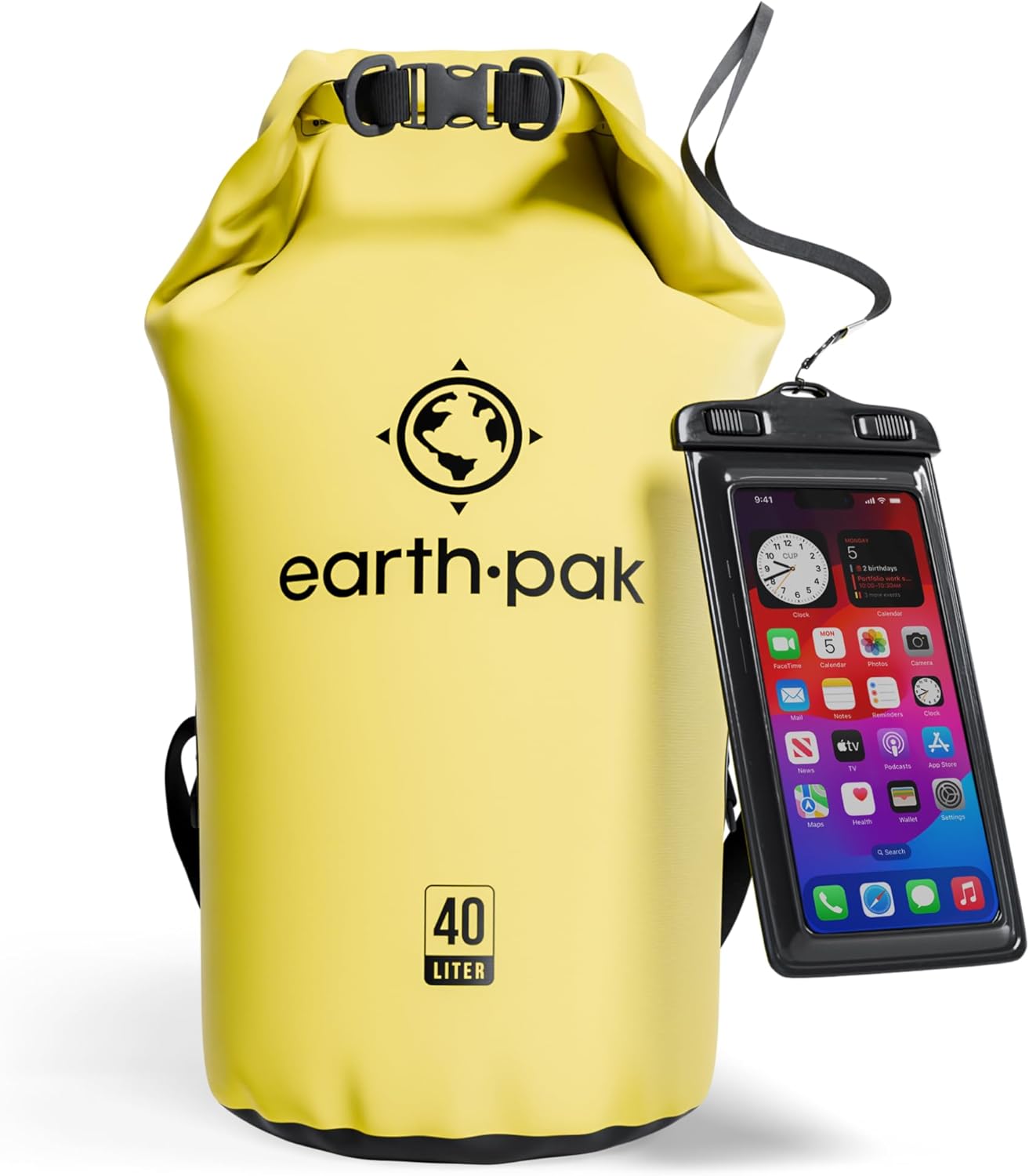 Earth Pak Waterproof Dry Bag - Ultimate Gear Protection for Kayaking