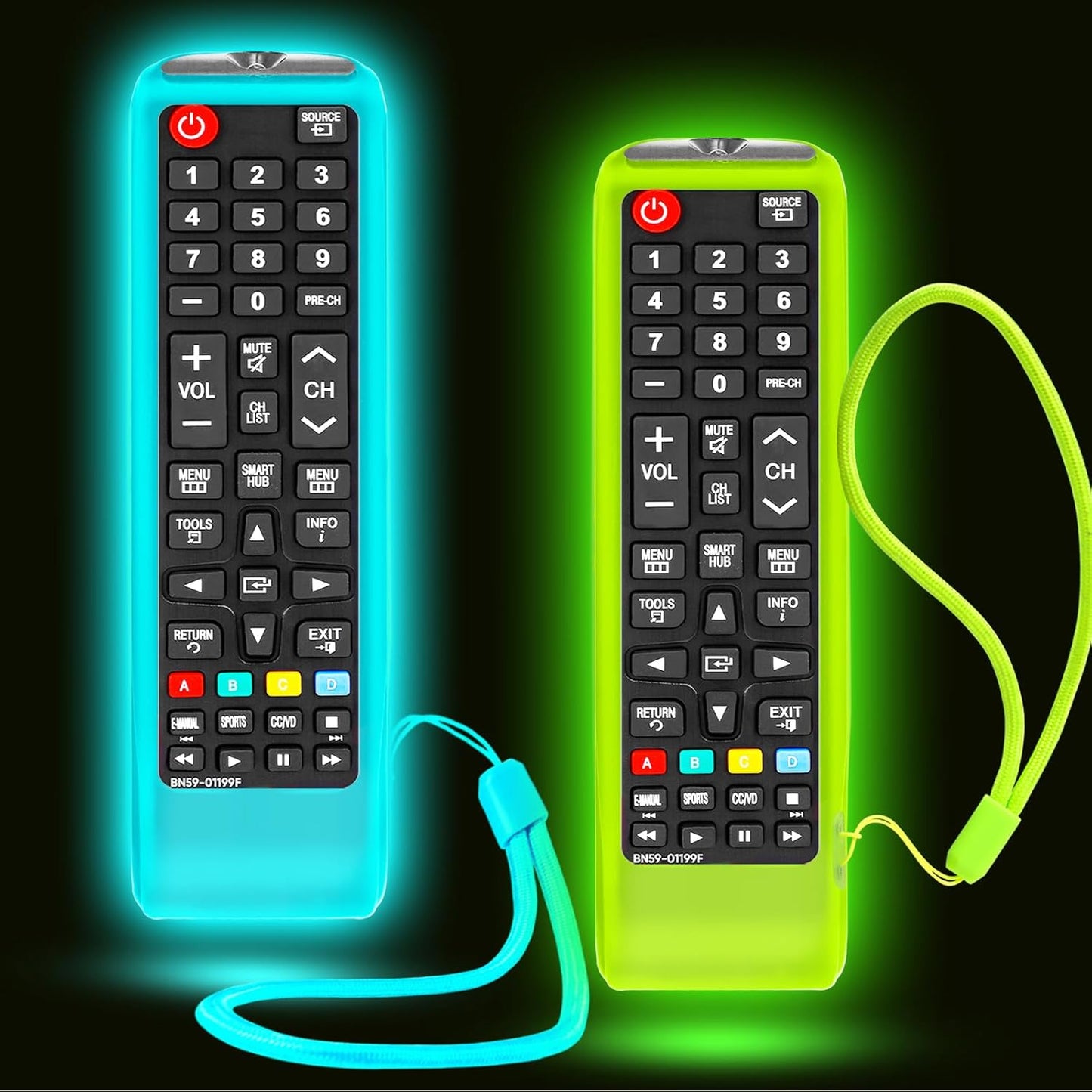 Silicone Glow Remote Case 2Pack - Silicloak