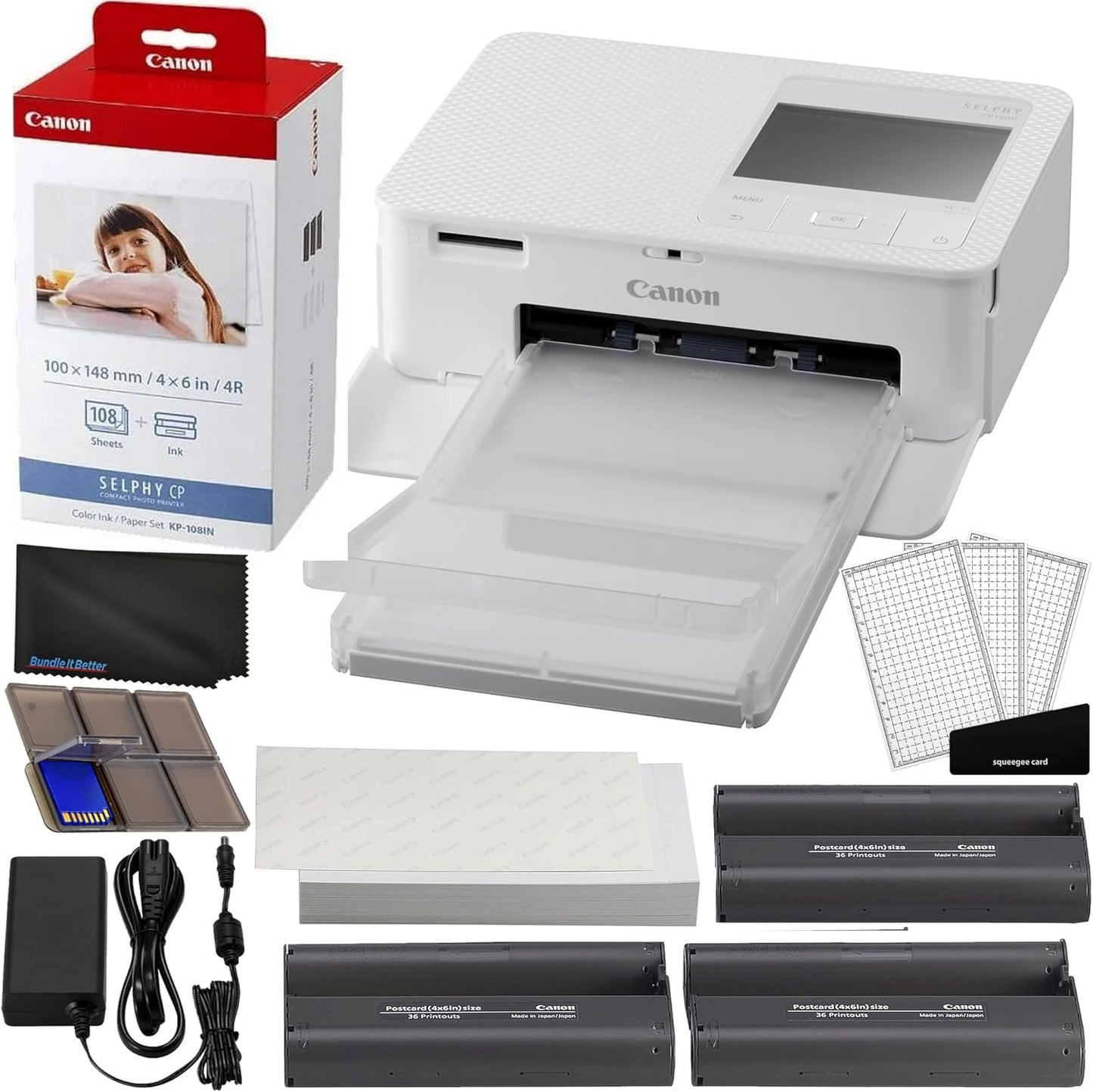Canon Selphy CP1500 Wireless Compact Photo Printer Bundle Review