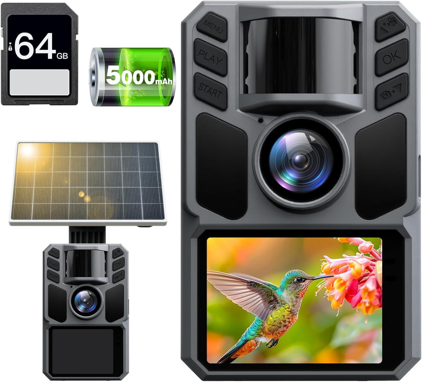 Ultimate Wildlife Tracker: 4K Solar Trail Cam FKPCAM