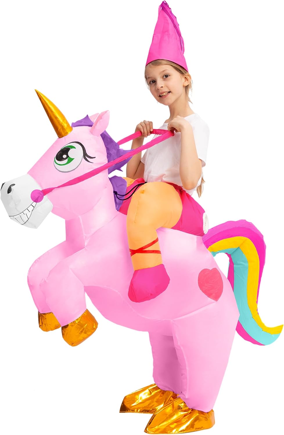 Ride a Unicorn Inflatable Costume for Kids - Spooktacular Creations