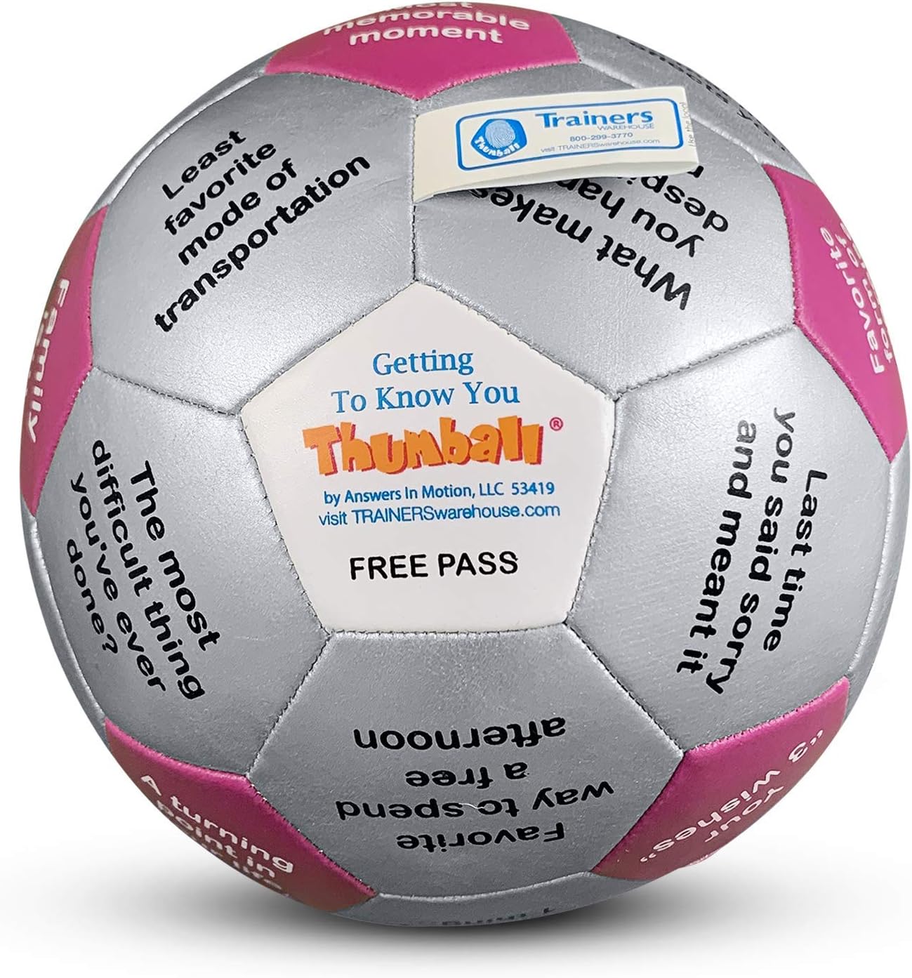 6 Thumball Collection for Team Building and Conversation Starters