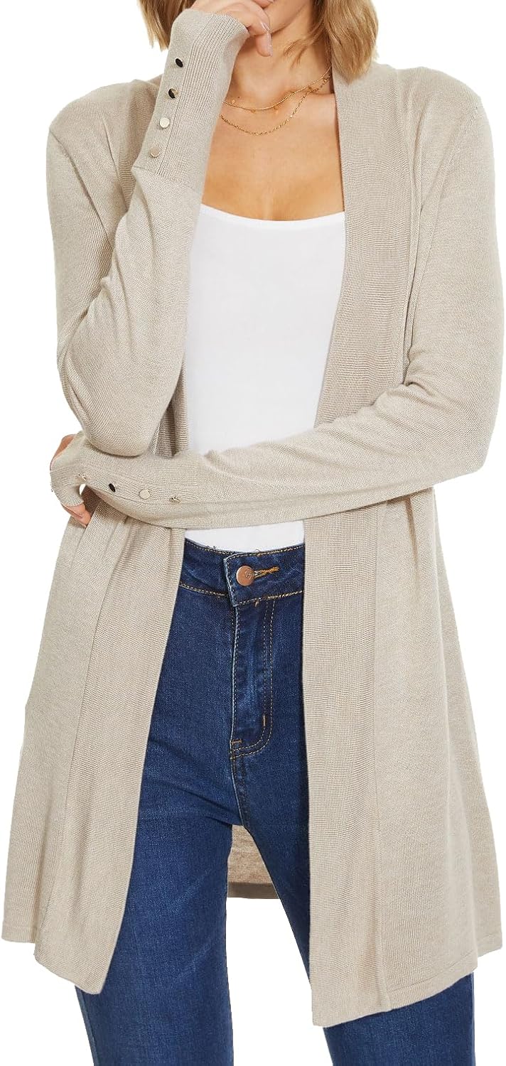 Spicy Sandia Women's Cardigan Sweaters for Spring and Fall