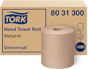Tork Hand Towel Roll Natural H80 - 100% Recycled Fiber Rolls